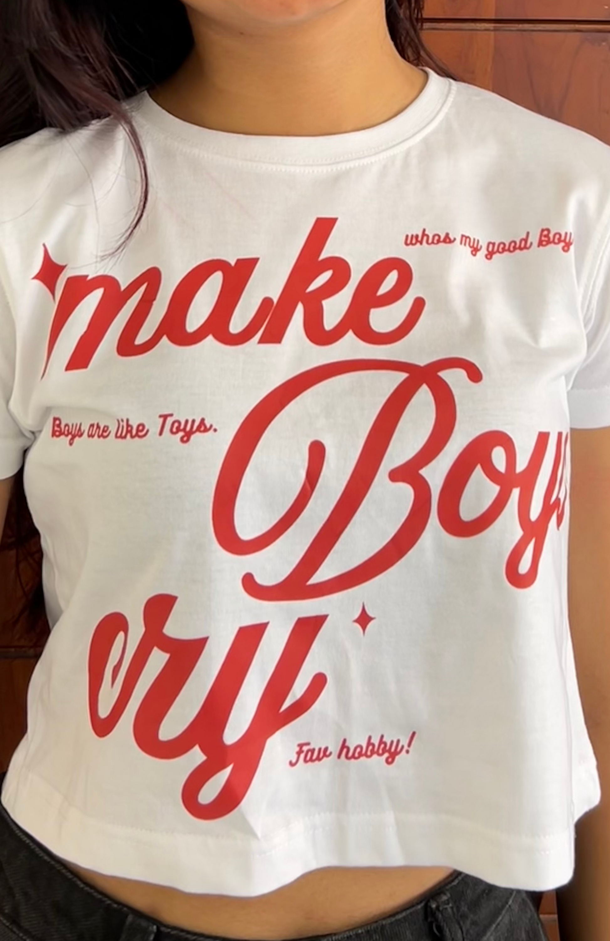 Make cry — Crop Top