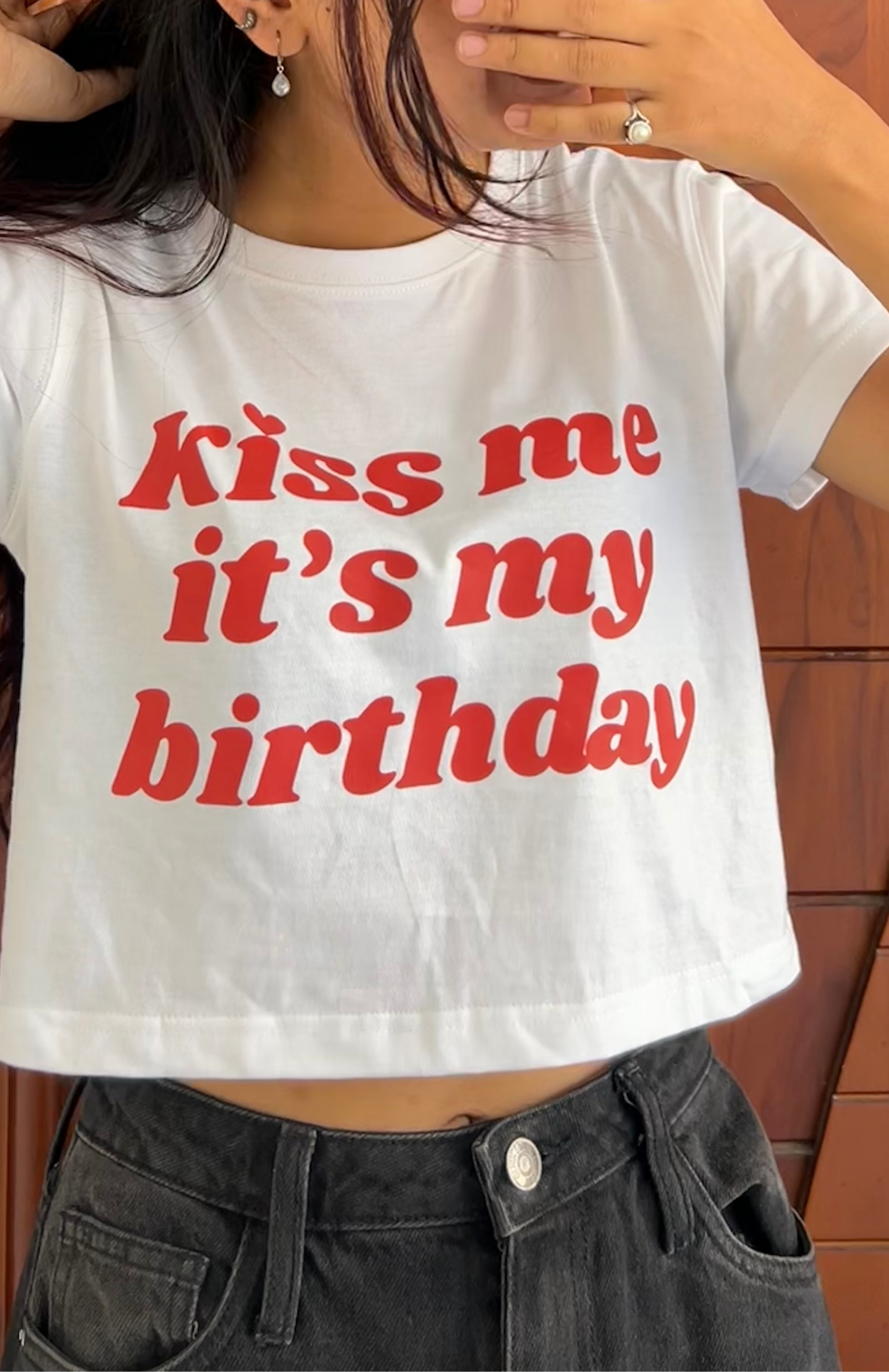 My Birthday — Crop Top