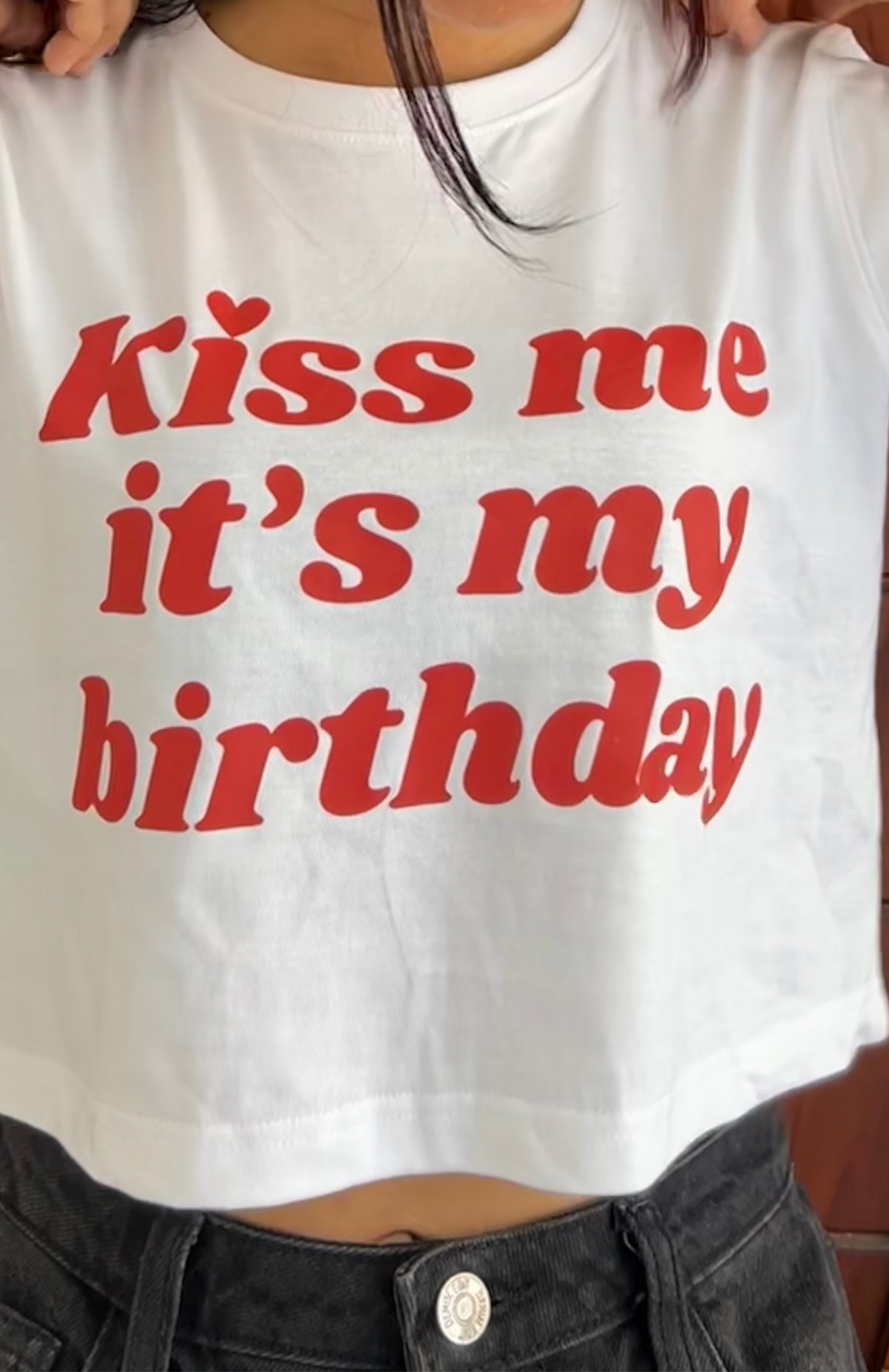 My Birthday — Crop Top