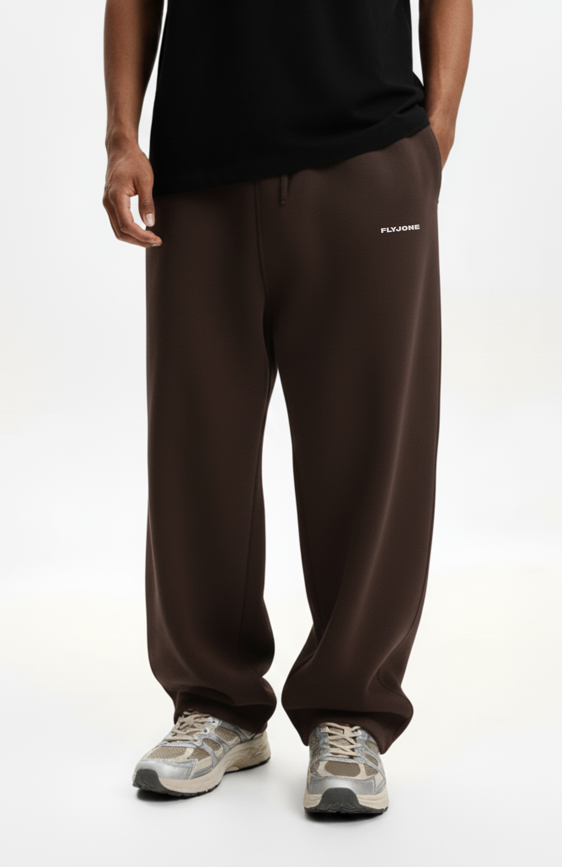 Brown Baggy Sweatpants