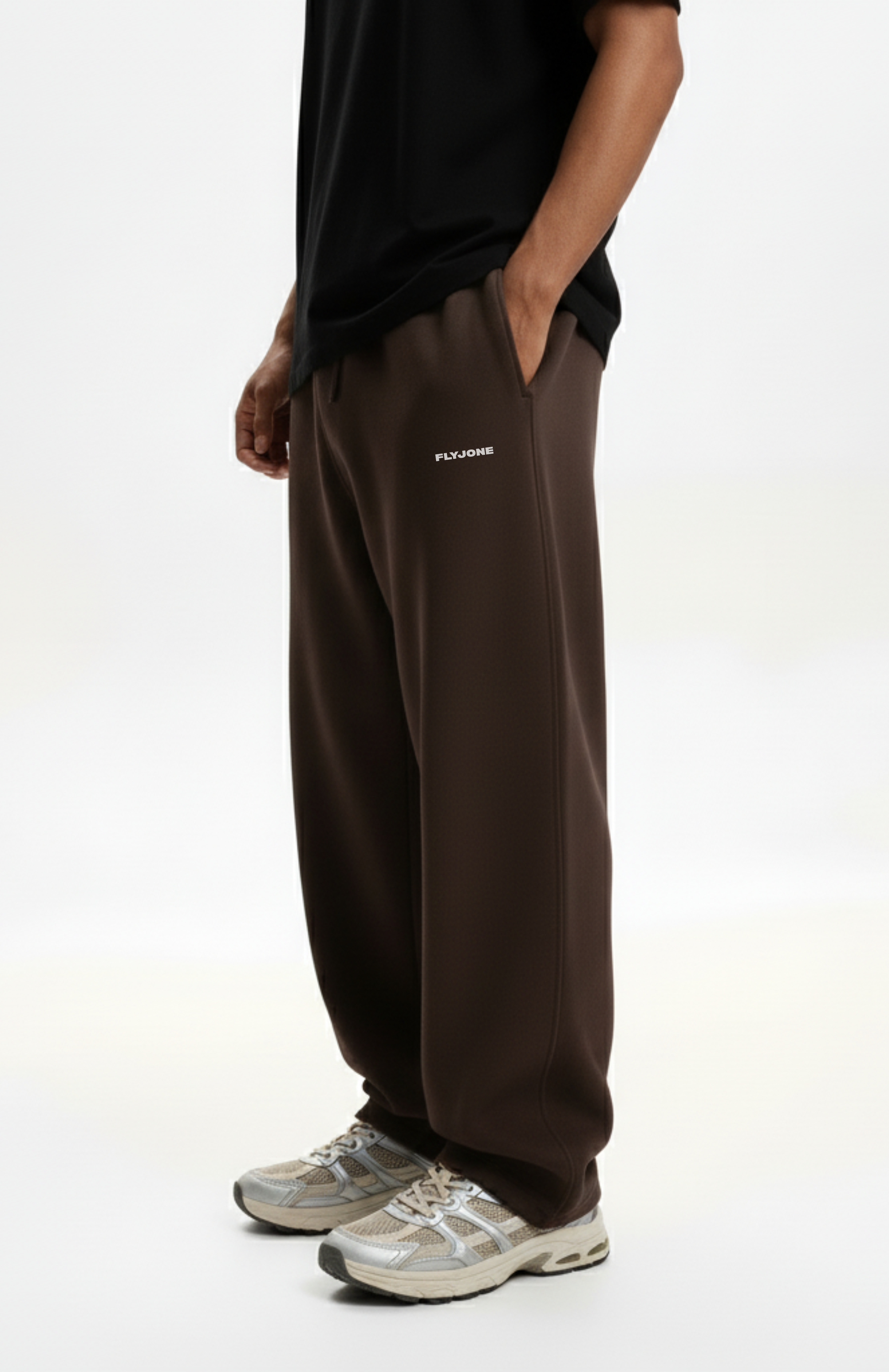 Brown Baggy Sweatpants