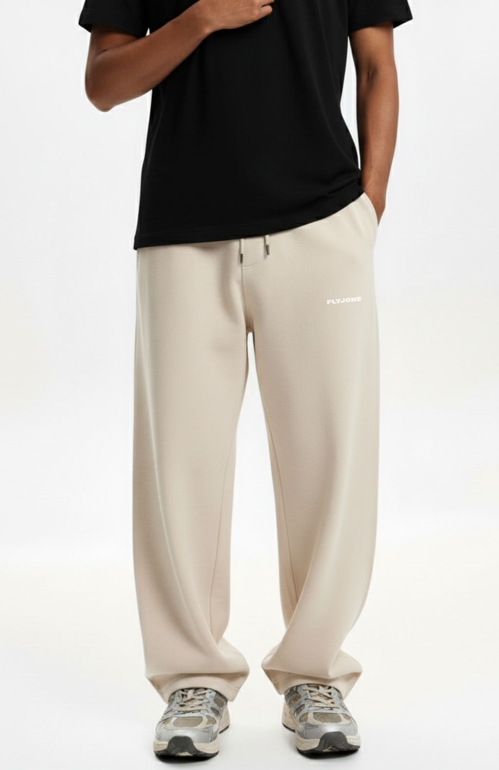 Off White Baggy Sweatpants