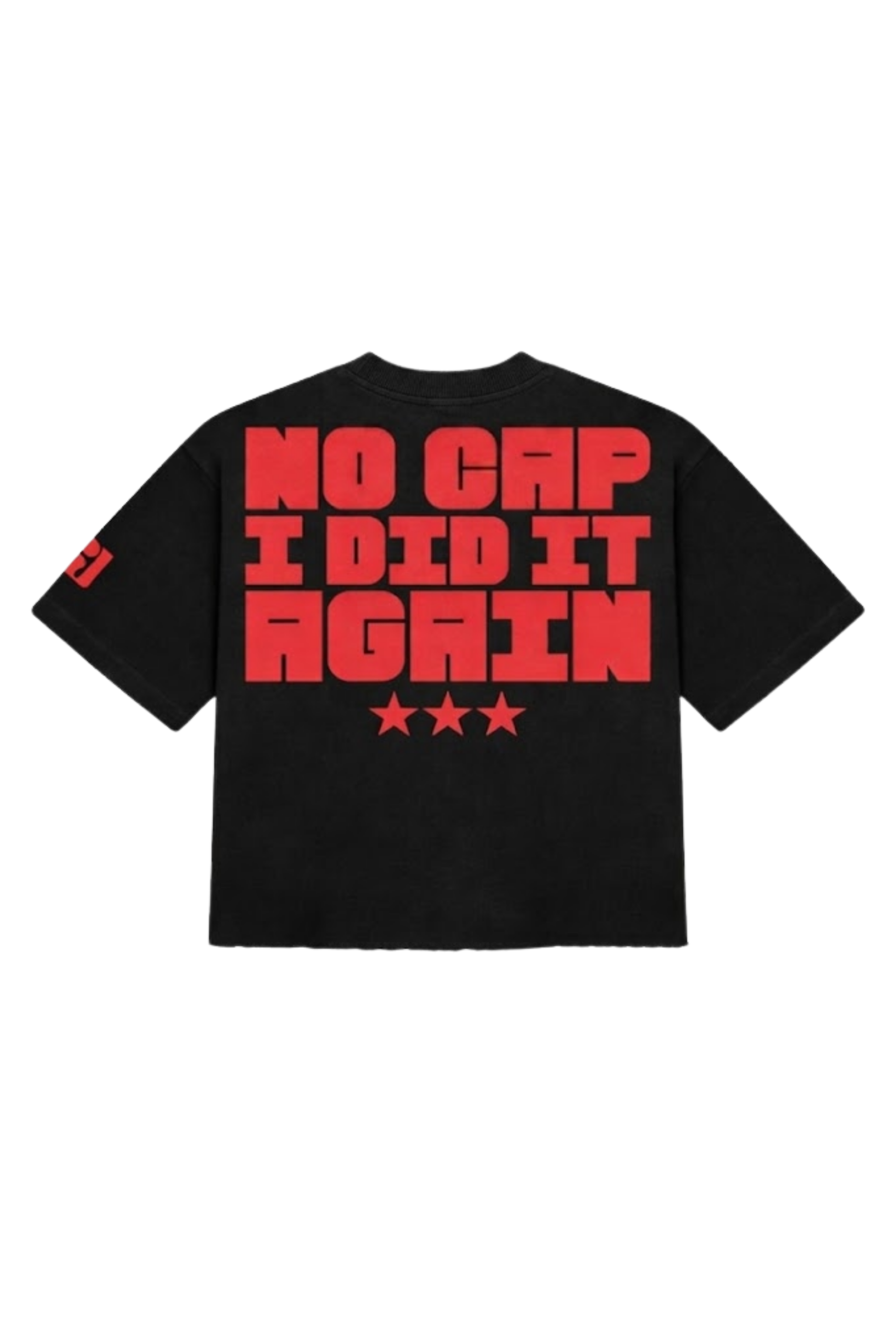 Again Easy Oversized Boxy T-Shirt (Raw Hem)
