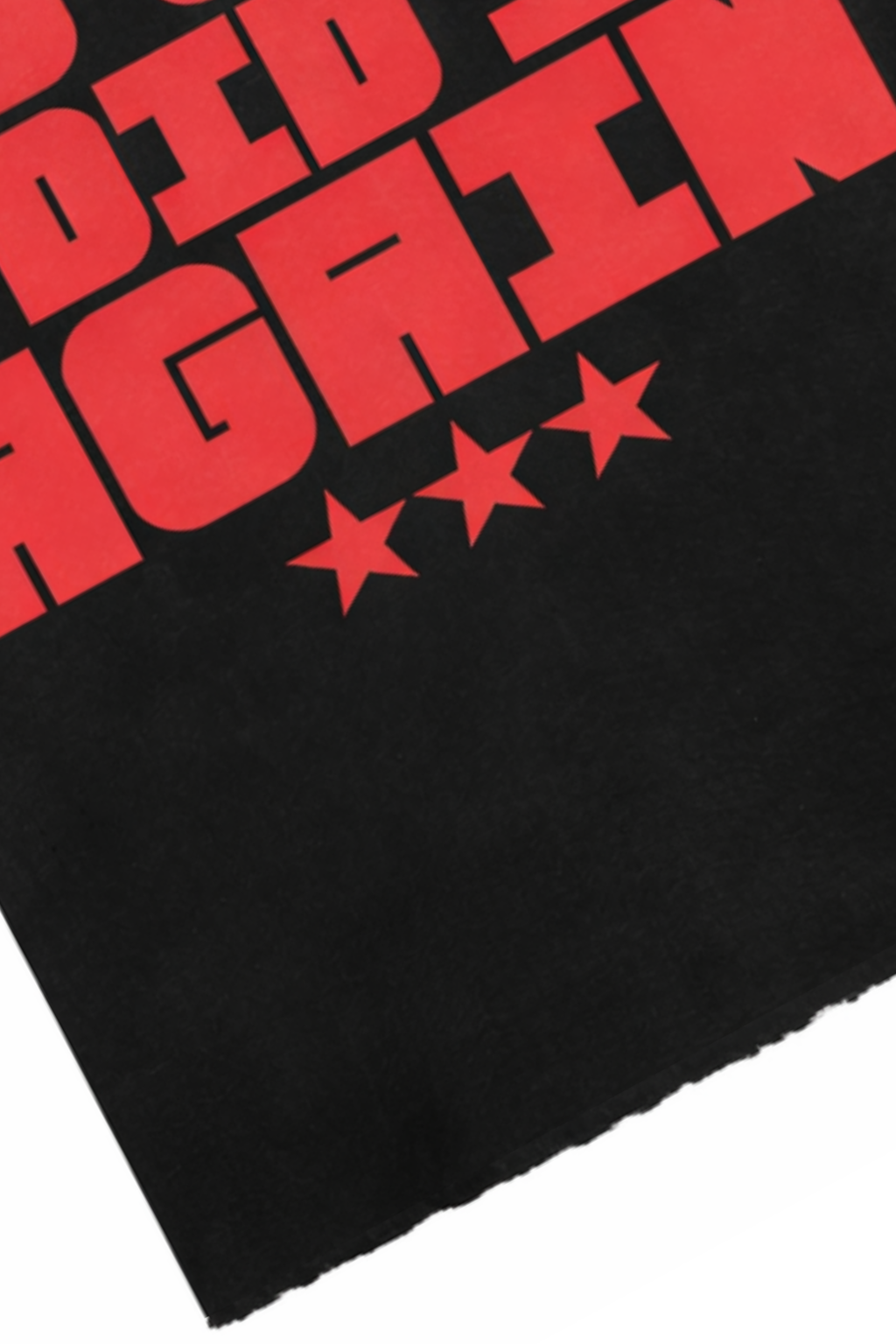 Again Easy Oversized Boxy T-Shirt (Raw Hem)