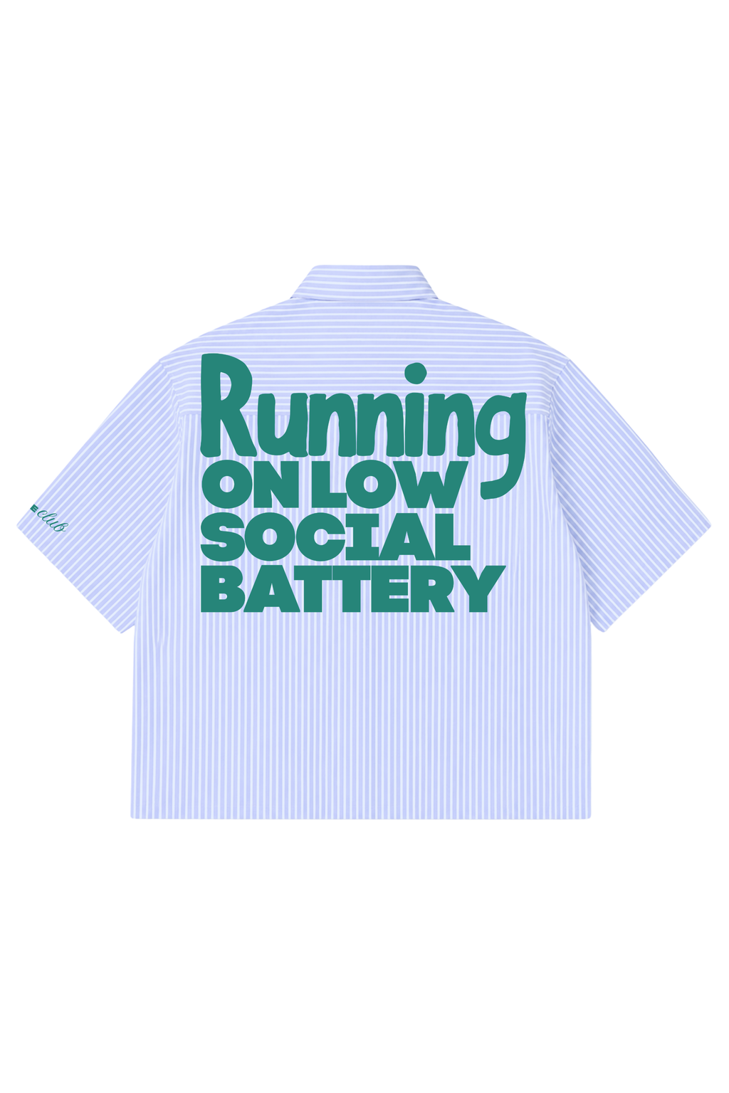 Low Social Striped Boxy Shirt