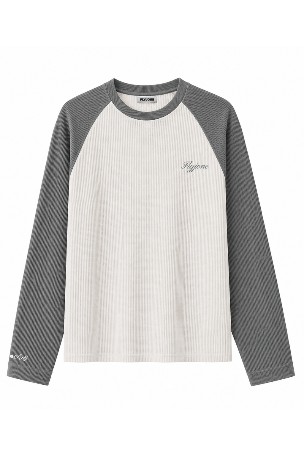 Gray Ranglan Waffle T-Shirt