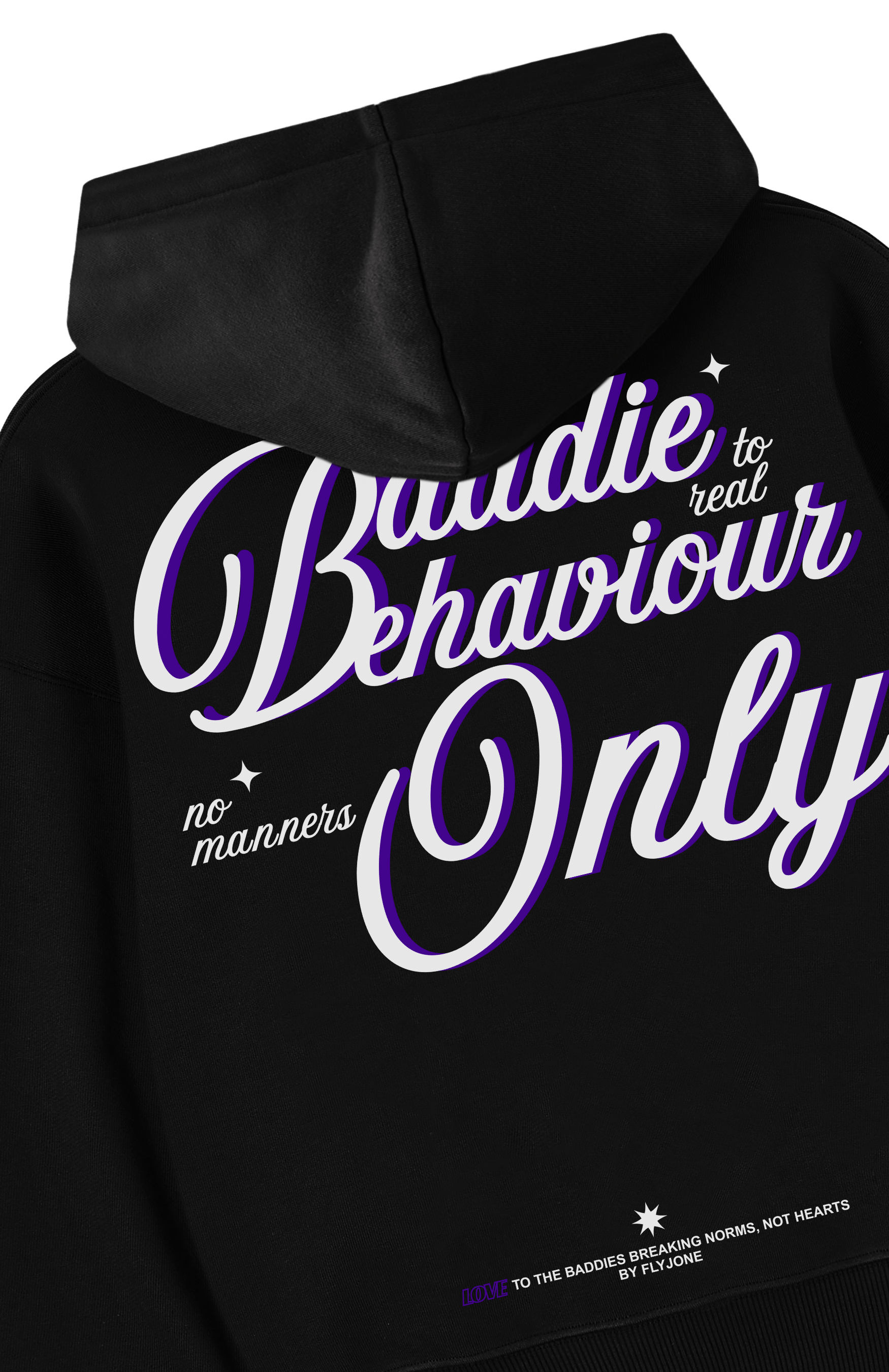 Baddie Behaviour — Oversized Hoodie