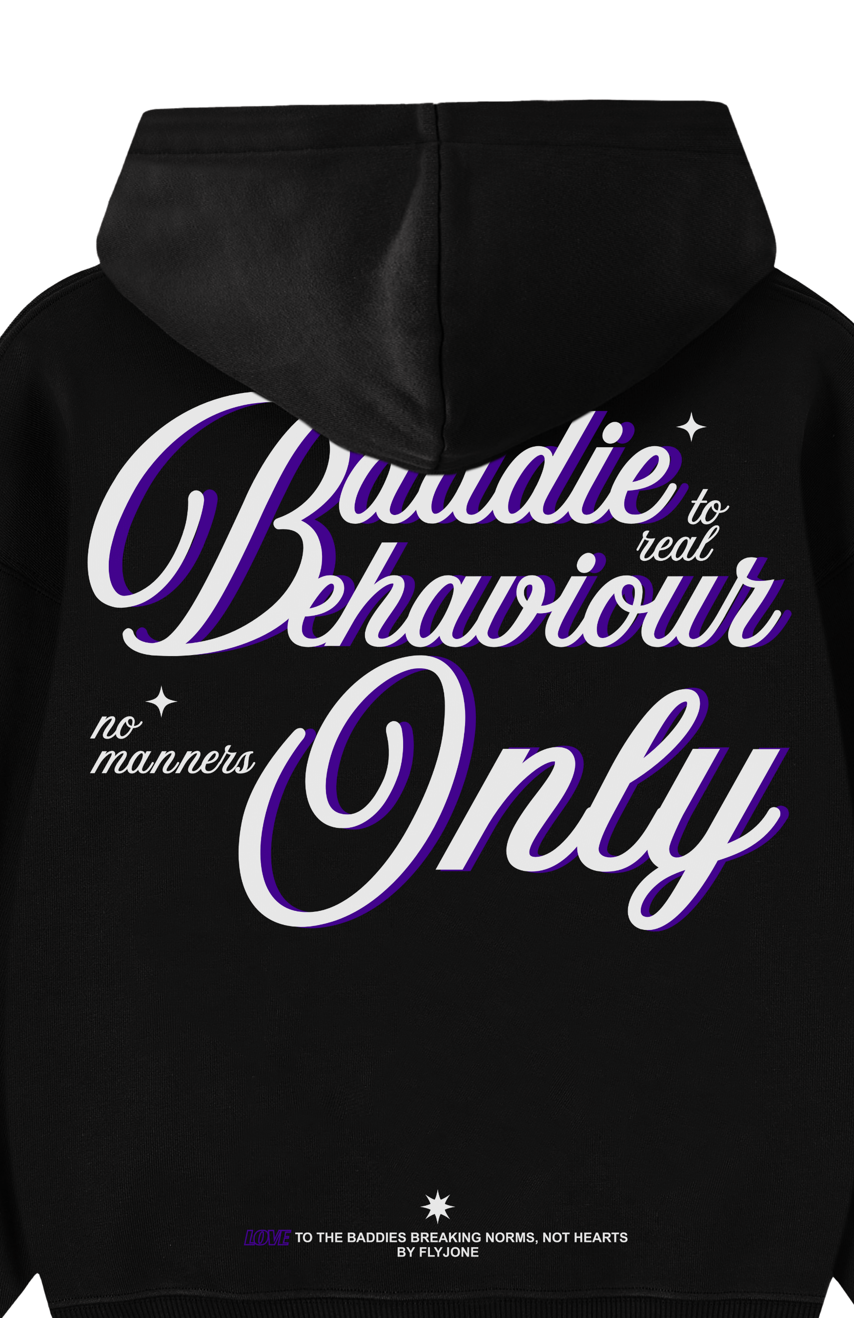 Baddie Behaviour — Oversized Hoodie