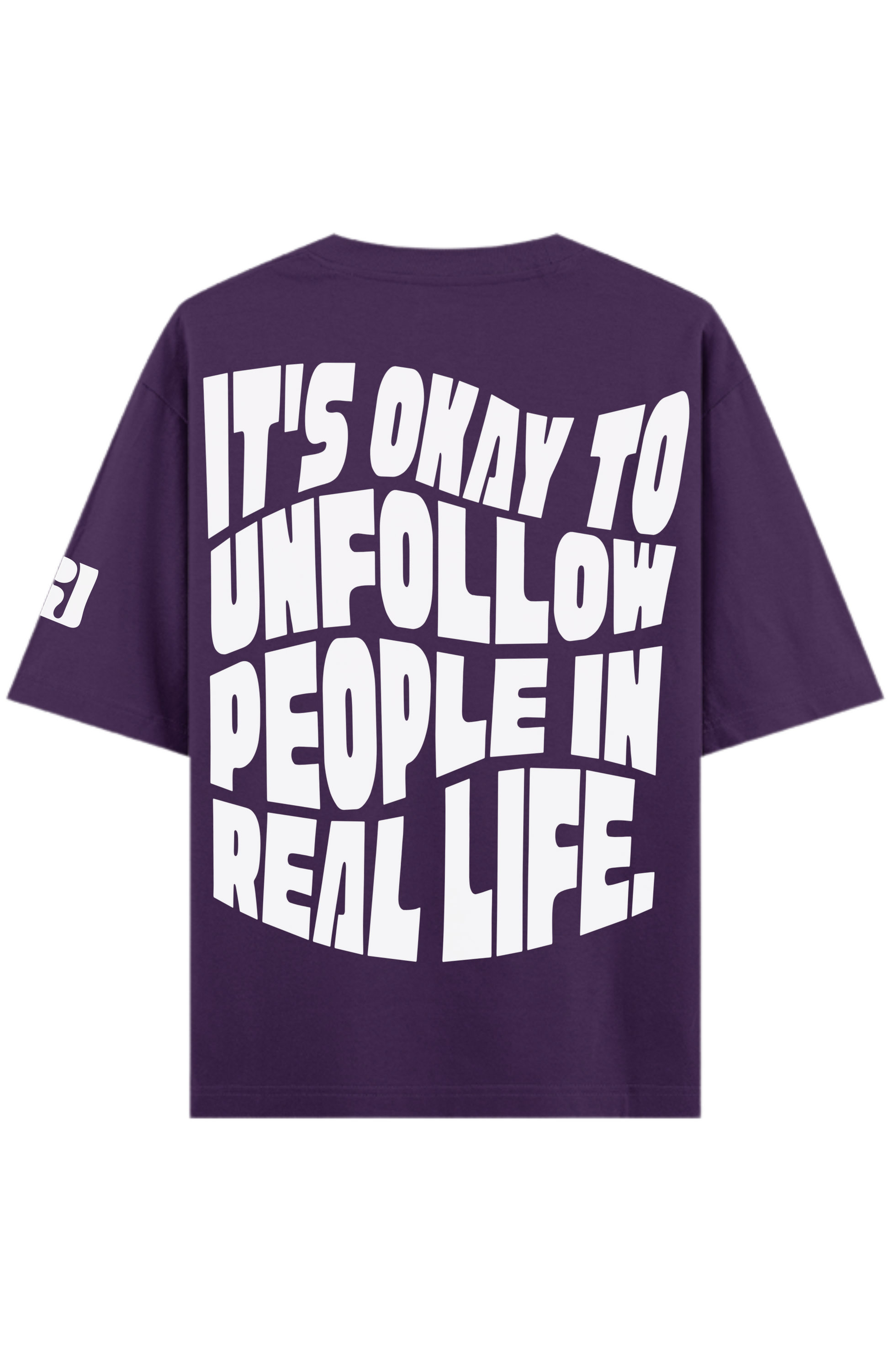 Unfollow Purple — Heavyweight T-Shirt