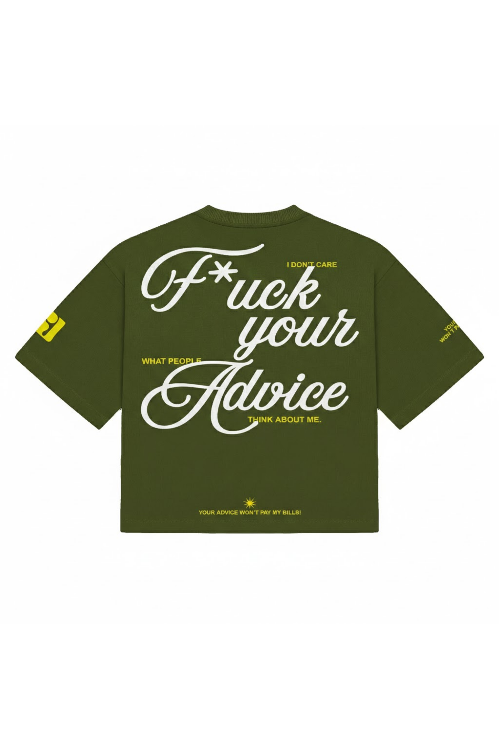 F*ck Advice Oversized T-Shirt