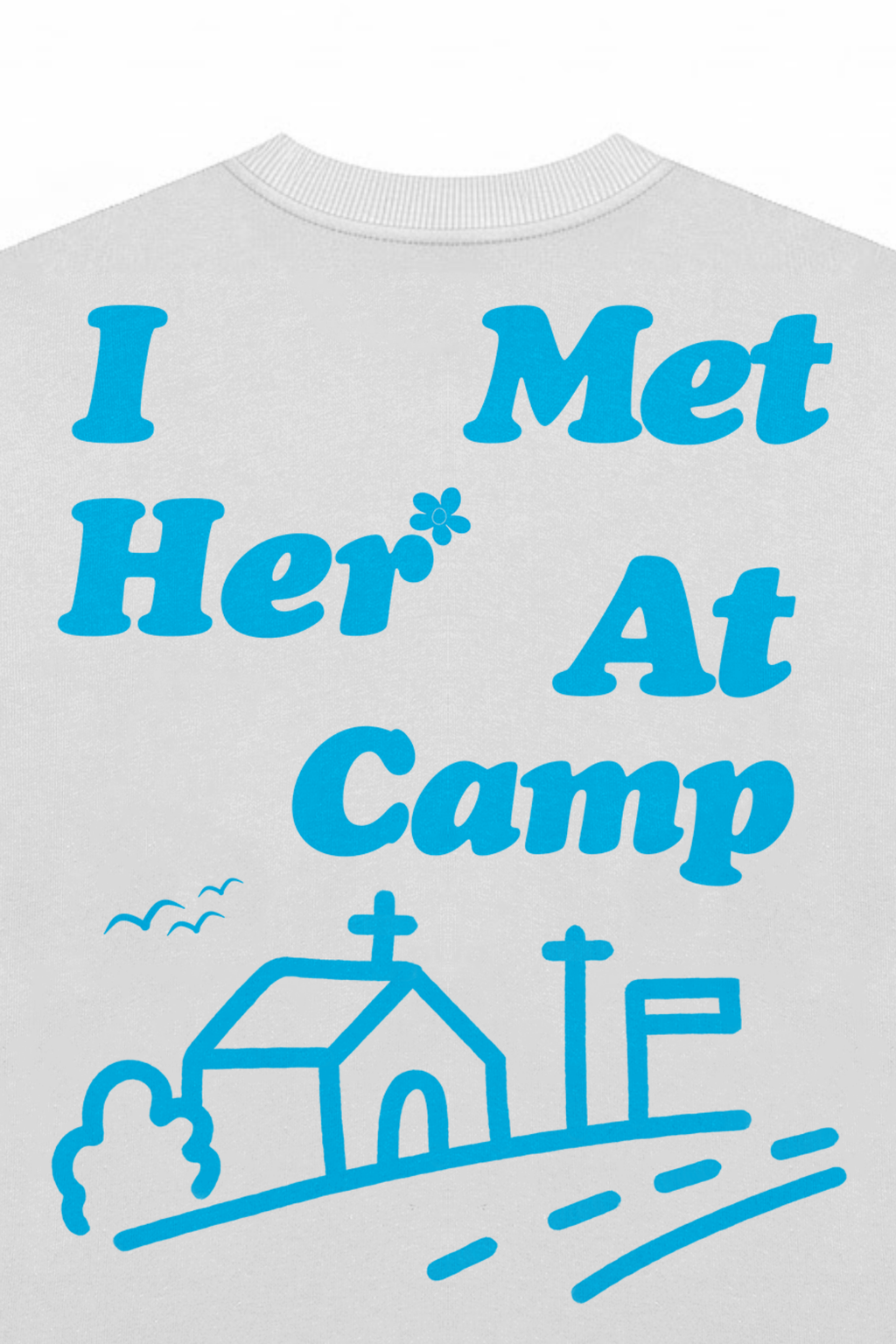 Met Her At Camp Oversized T-Shirt