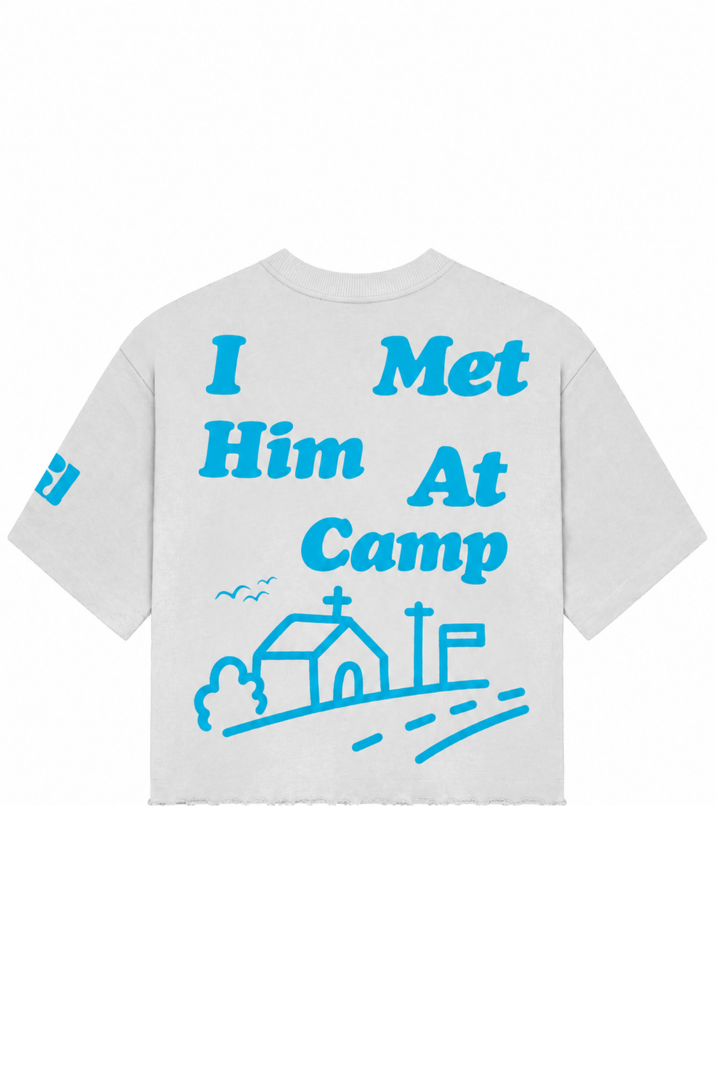 Met Him At Camp Oversized T-Shirt